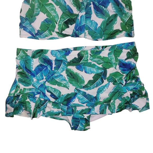 Catalina Nwt suddenly slim 2 piece Bikini Swimsuit 3x - Picture 4 of 12